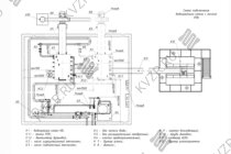 Схема подключения и монтажа водогрейного промышленного котла КВм-0.3 с топкой РПК